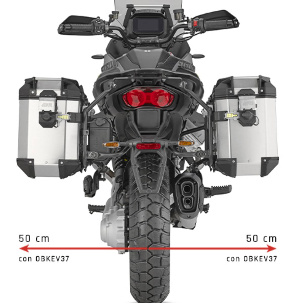 Portamaletas lateral Moto Guzzi Stelvio 1000 2024- Trekker Outback