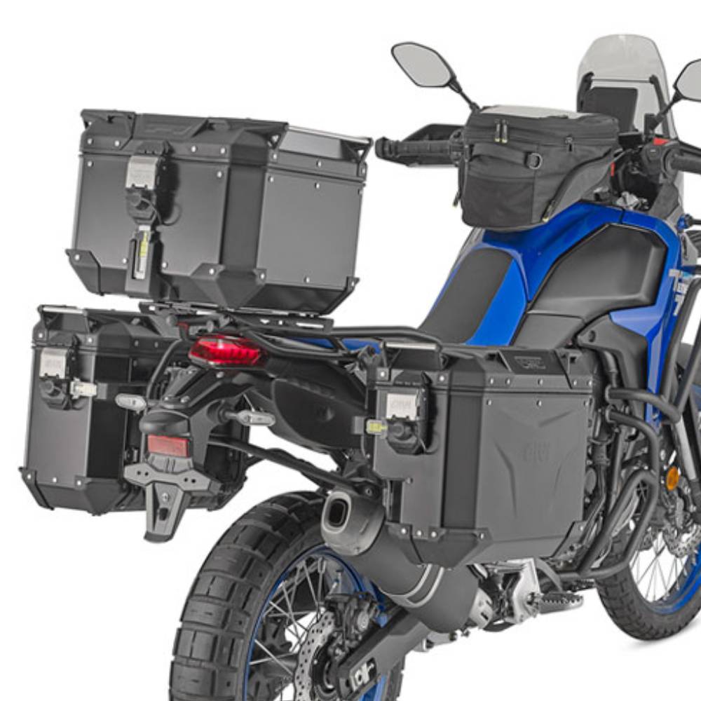 Portamaletas con hueco para escape Yamaha Tenere 700 25-