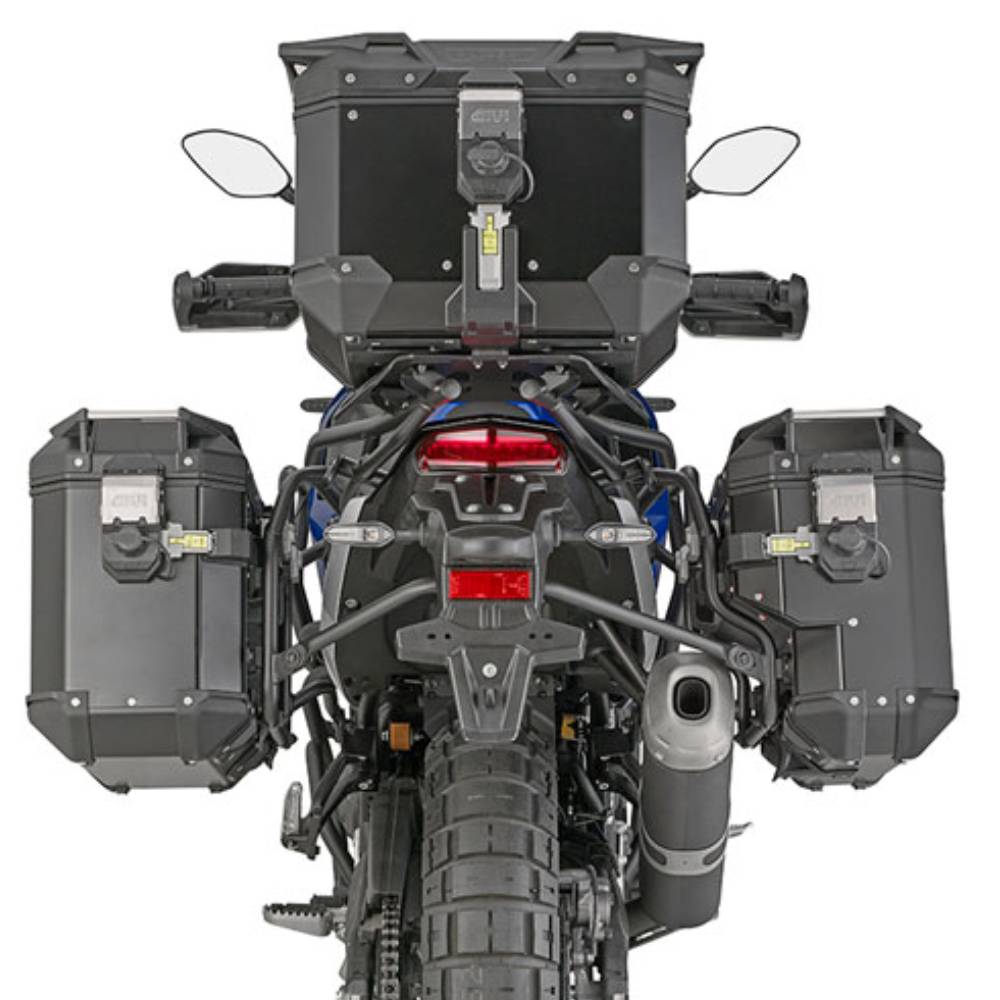 Portamaletas con hueco para escape Yamaha Tenere 700 25-