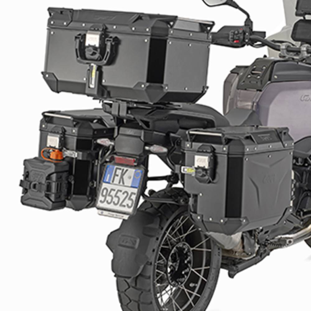 Portamaletas con hueco para escape BMW R1300GS Adv 2025-