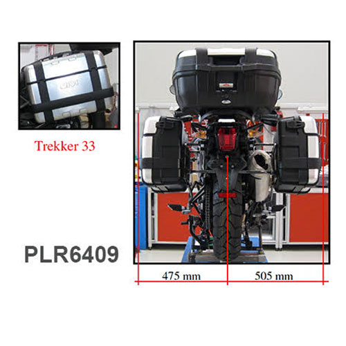 Soporte maletas lateral MK TRIUMPH TIGER 800-XC-XR 11-17