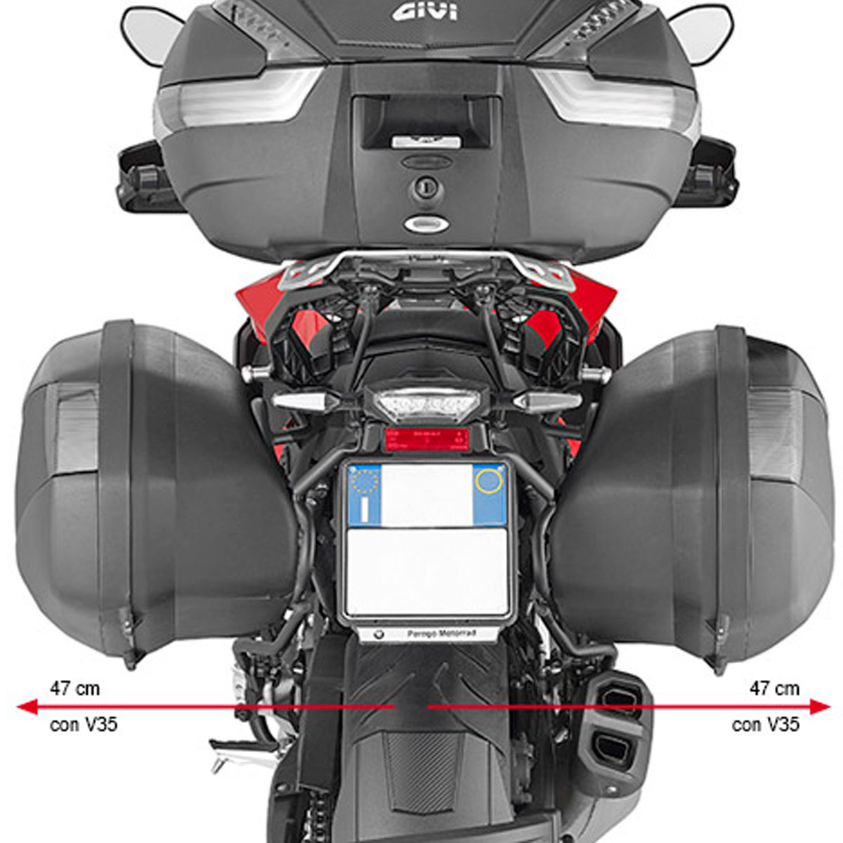 Portamaletas lateral moto Bmw BMW F900XR 20-24 para maletas V35-V37