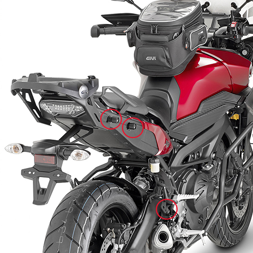 Soportes maletas laterales Monokey-Side para Yamaha MT09 Tracer 15-17