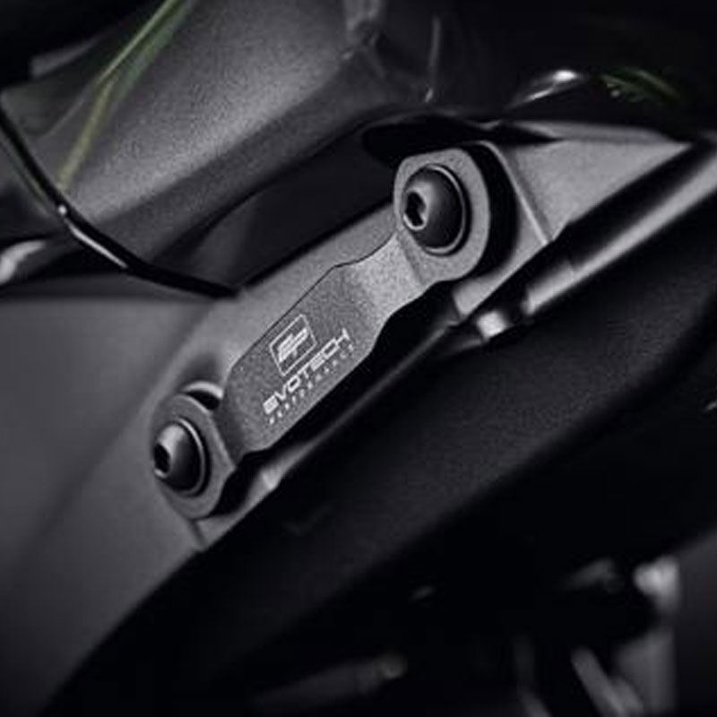 Soporte escape Evotech Performance Kawasaki ZX6R y ZX10R