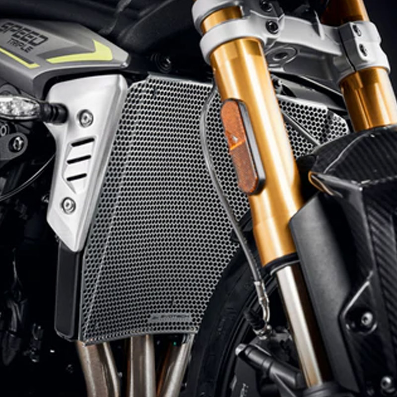 Cubre radiador Triumph Speed Triple RS 21- plata