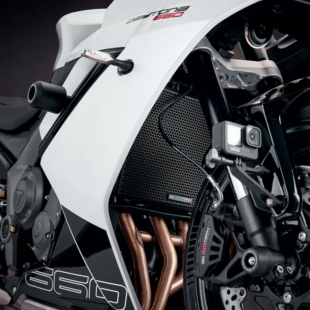 Rejilla protector radiador Triumph Daytona 660 24+
