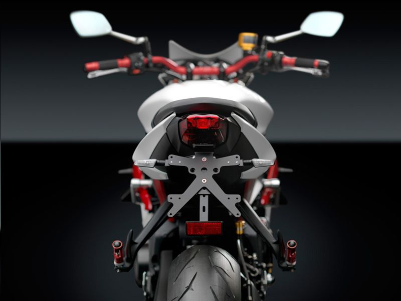 Portamatriculas Triumph Daytona 675-R-Street Triple-R Rizoma Modelo Fox