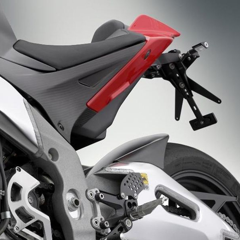Portamatriculas moto Aprilia RSV4-Touno V4R Rizoma Modelo Fox