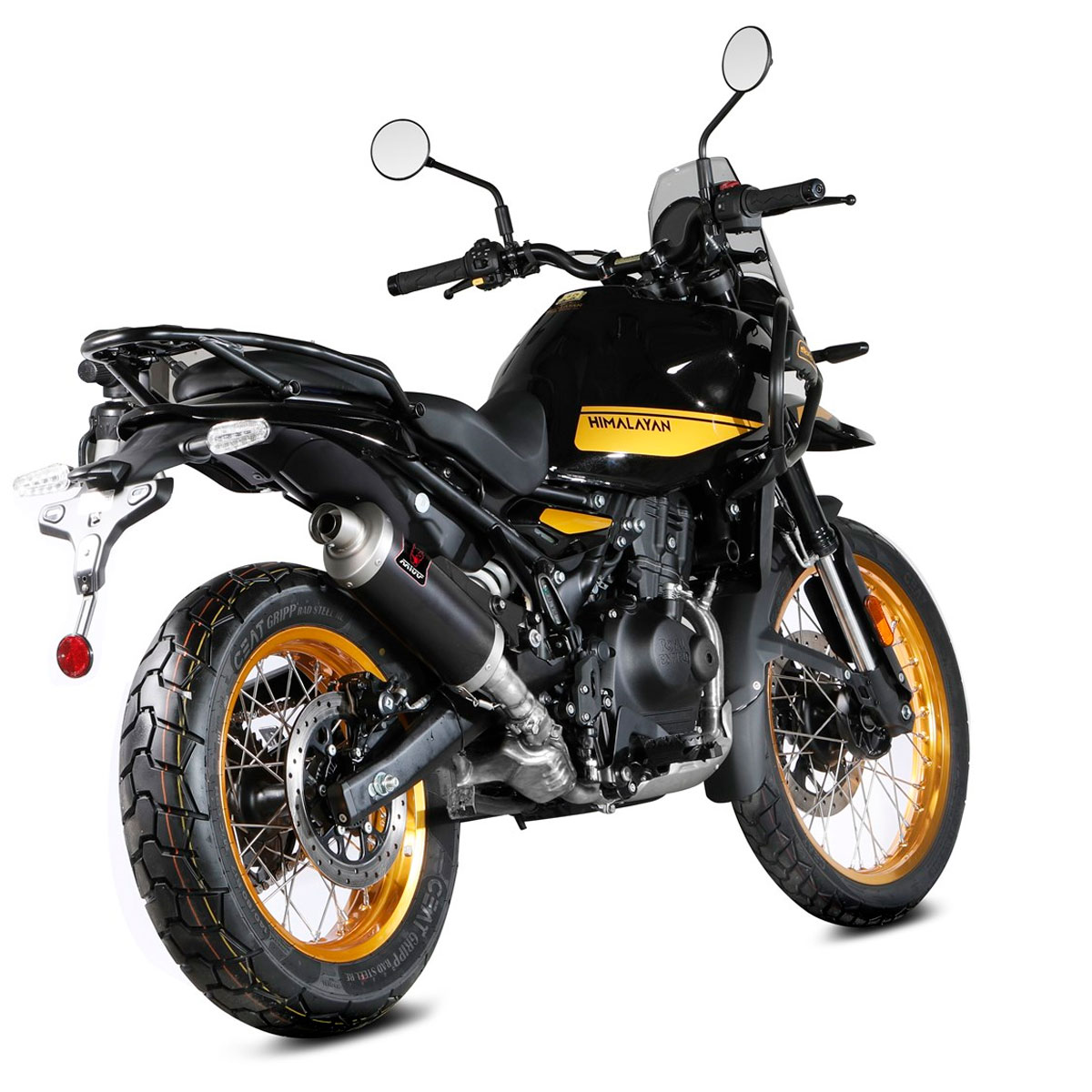 Escape Mivv Dakar negro Royal Enfield Himalayan 24+