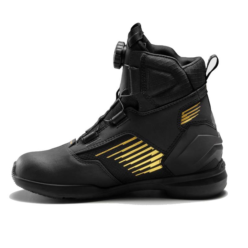 Botas de moto CORE Rebelhorn Negro-Dorado