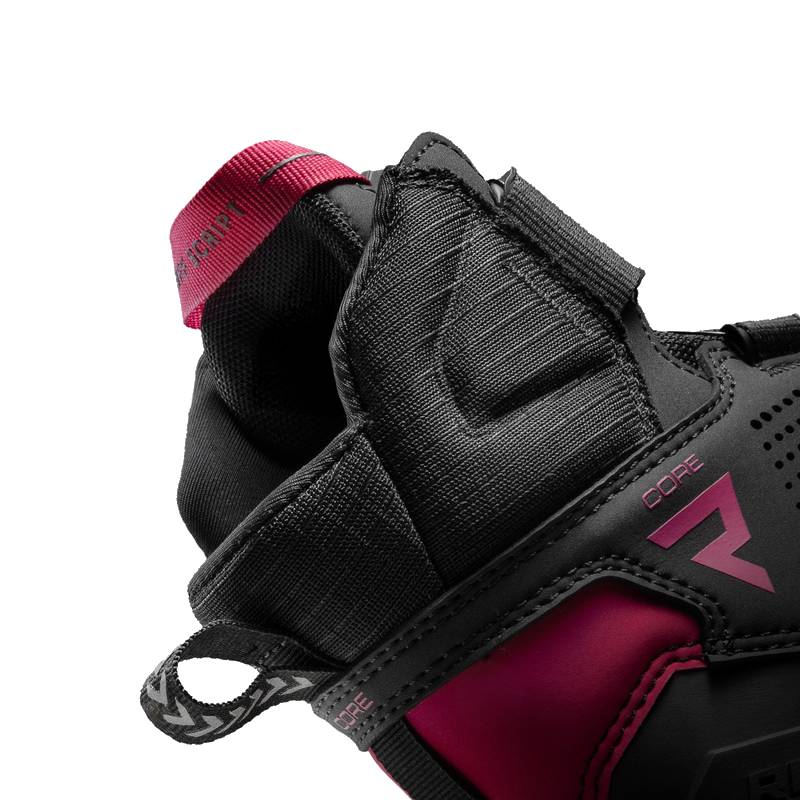 Botas de moto CORE Rebelhorn Negro-Rosa