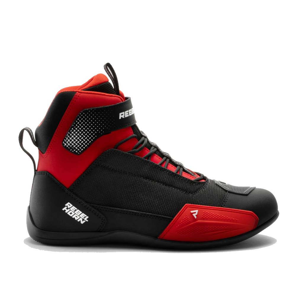 Botas de moto SWIFT Rebelhorn rojo-negro