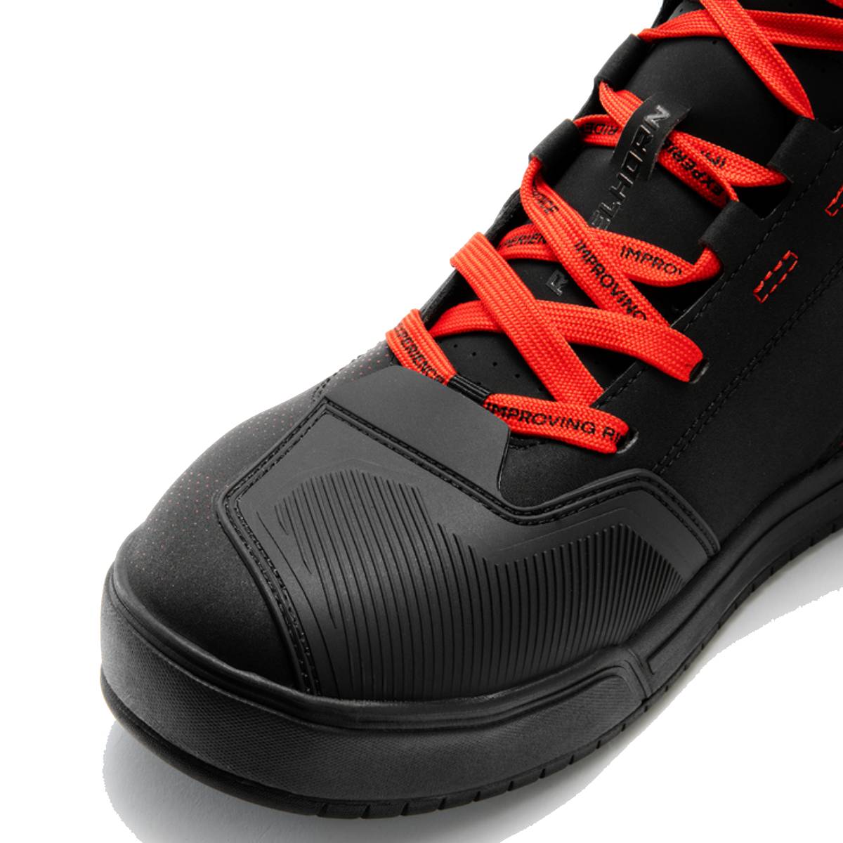 Botas de moto Vandal II Rebelhorn Negras/Rojas | Nilmoto