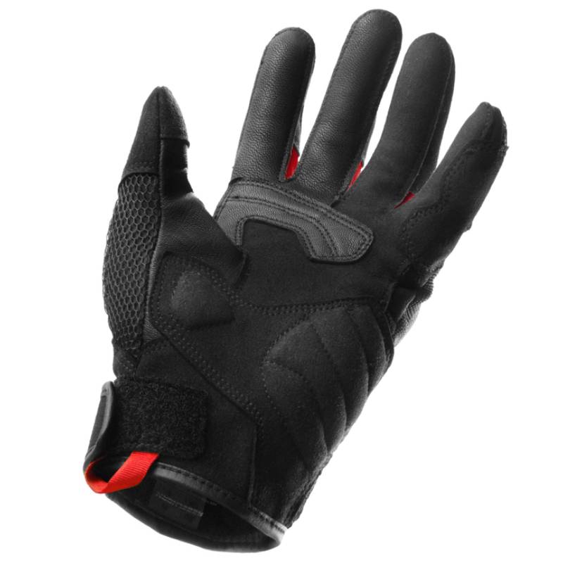 Guantes de moto Rebelhorn Core Negro-Rojo