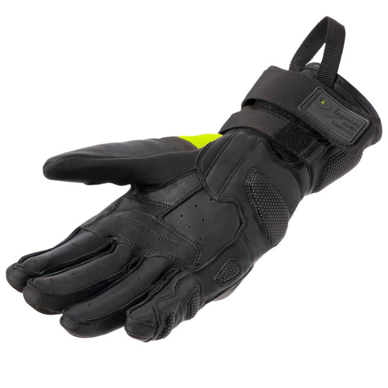 Guantes de moto Rebelhorn Range Negros-Amarillos Flúor