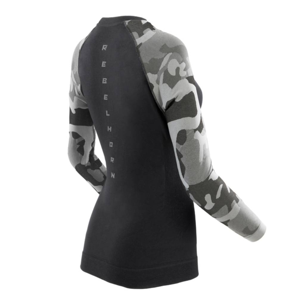 Camiseta térmica Freeze II Mujer Camo Rebelhorn