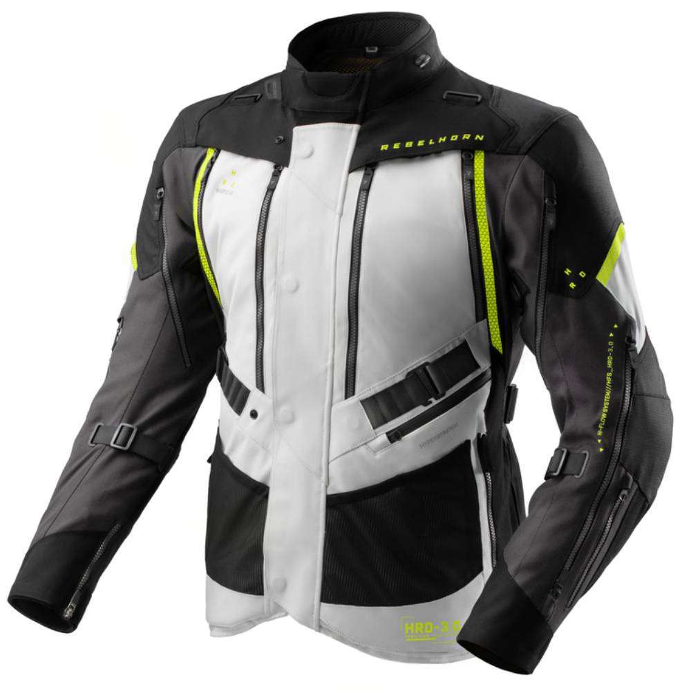 Chaqueta Rebelhorn Hardy 3.0 Gris-Amarillo Fluor