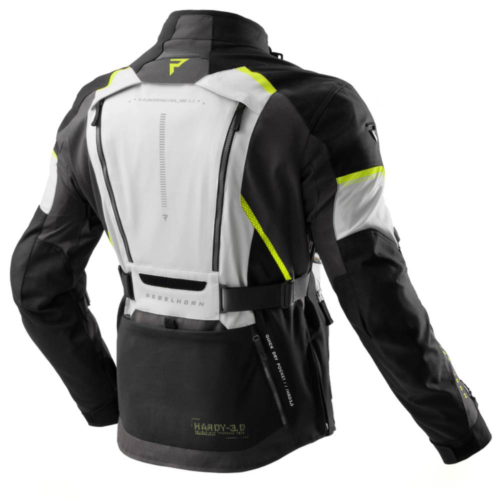 Chaqueta Rebelhorn Hardy 3.0 Gris-Amarillo Fluor