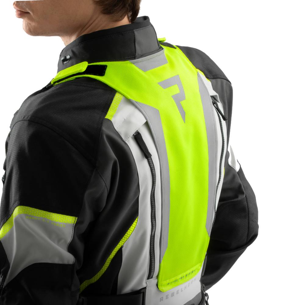 Chaqueta Rebelhorn Hardy 3.0 Gris-Amarillo Fluor