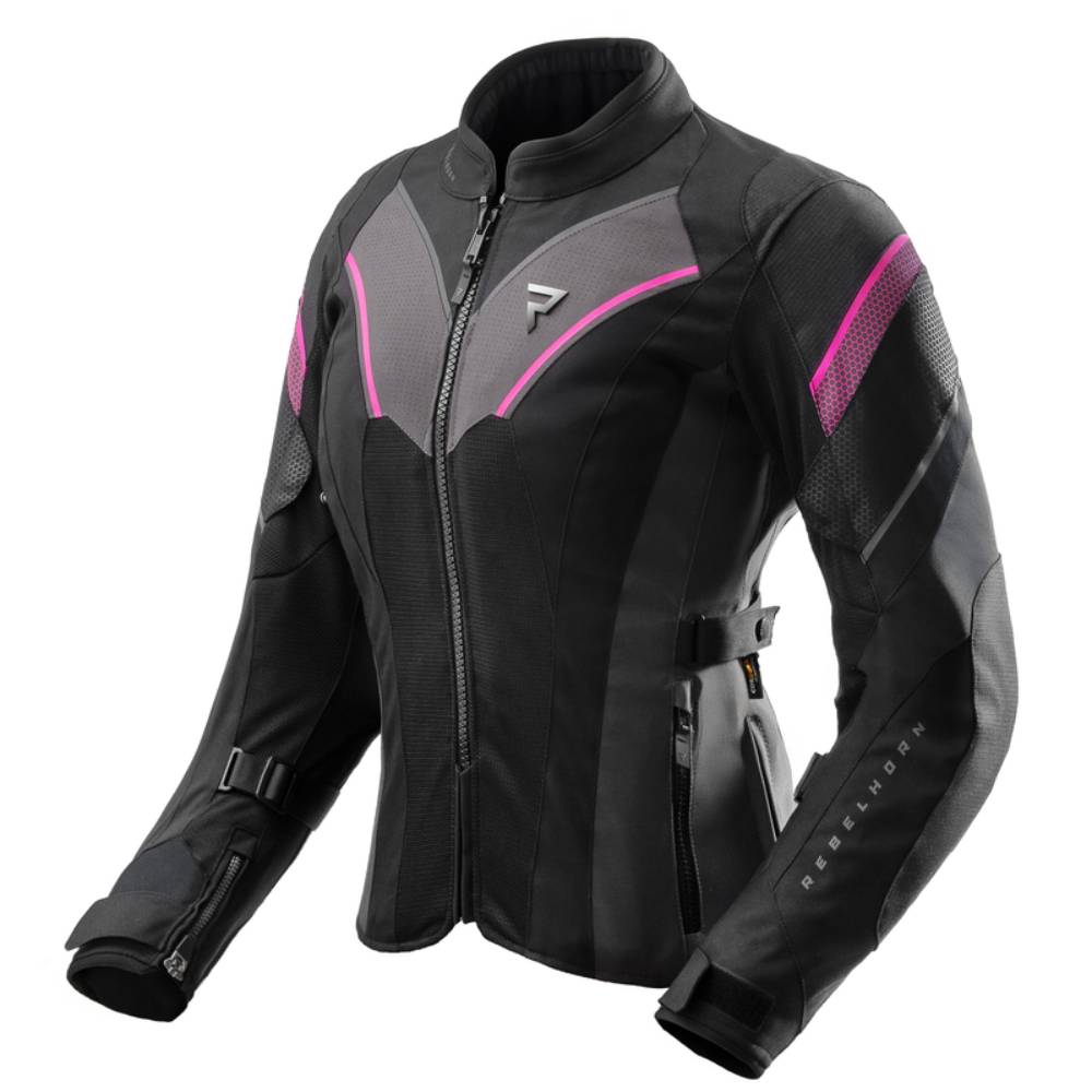 Chaqueta Rebelhorn Hiflow V Mujer Negro-Rosa
