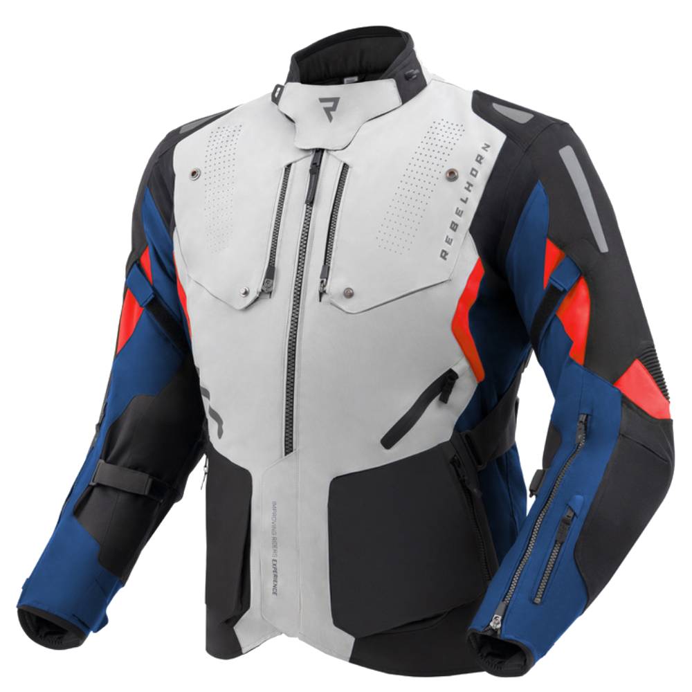 Chaqueta Rebelhorn Hiker IV Gris-Azul-Rojo