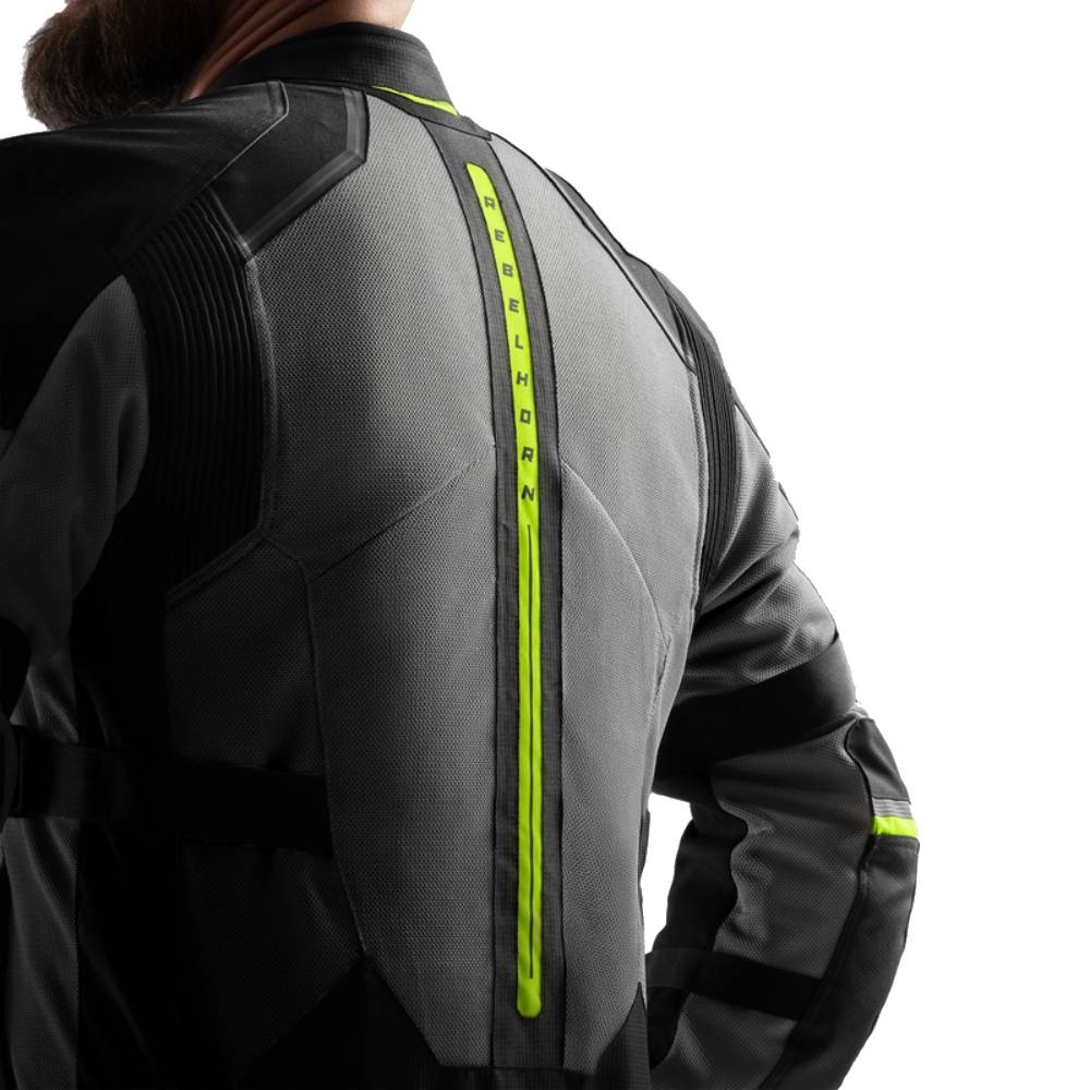 Chaqueta Rebelhorn Scandal 3 Gris-Amarillo Flúor