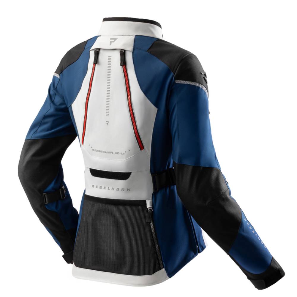 Chaqueta Rebelhorn Hardy 3.0 Mujer Azul-Gris-Rojo
