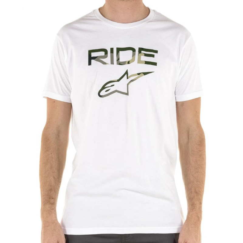 Camiseta Alpinestars Ride Blanca