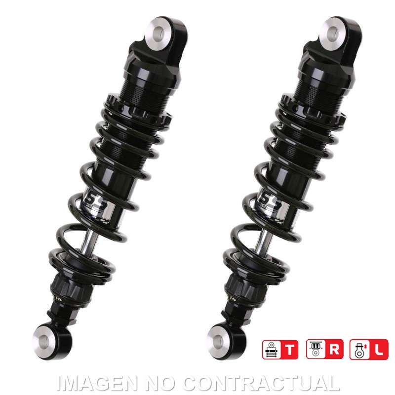 amortiguadores gas black edition triumph bonneville