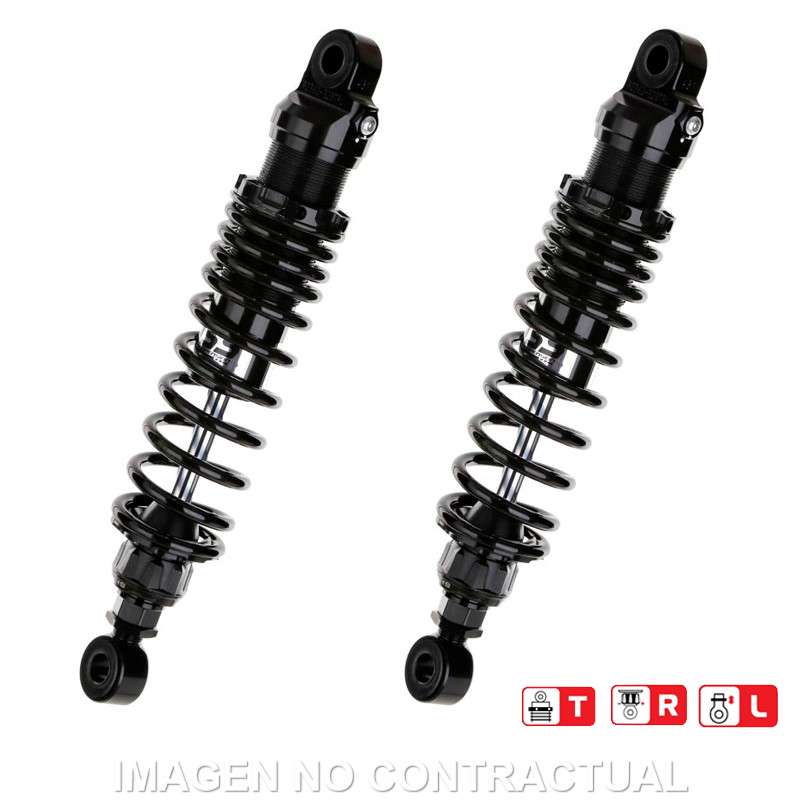 amortiguadores gas black edition yamaha sr 400