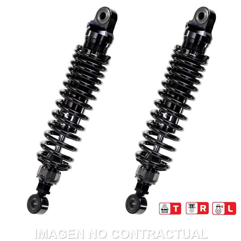 amortiguadores gas black edition harley davidson street
