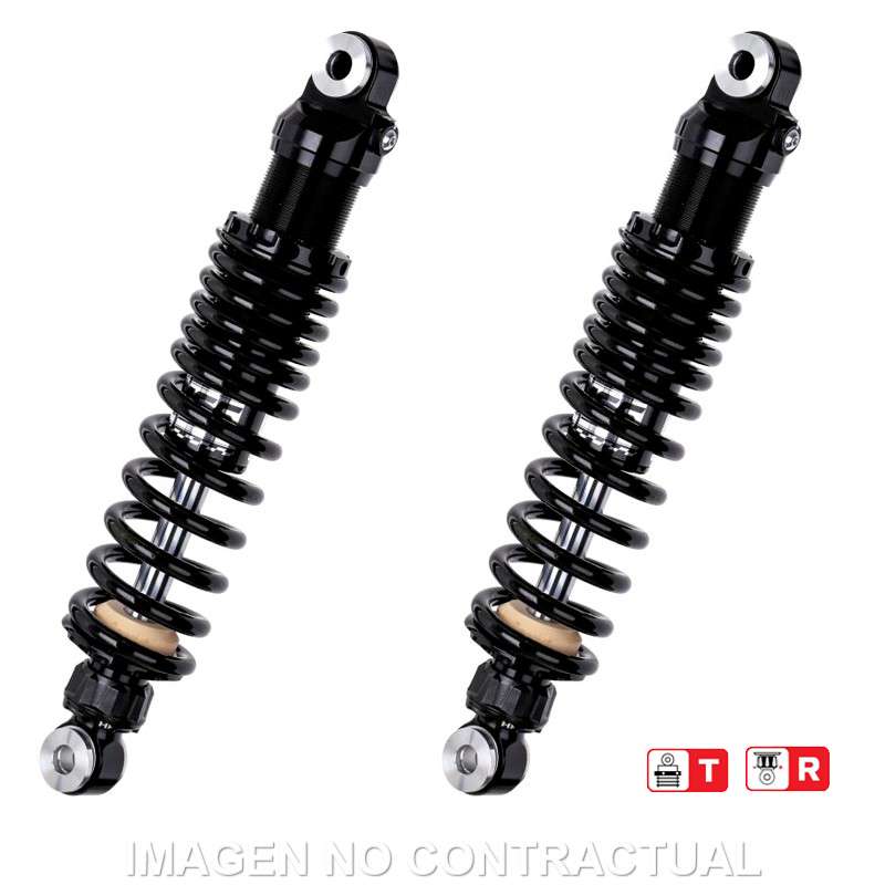 amortiguadores gas black edition harley davidson flhr