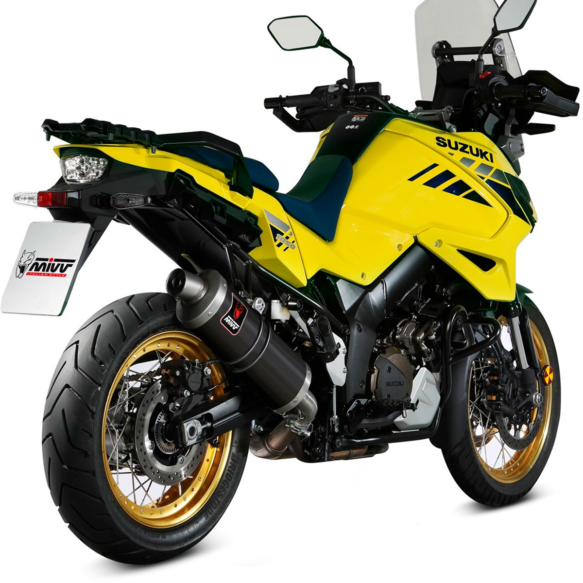 Escape Mivv Dakar negro Suzuki VStrom 1050 20+