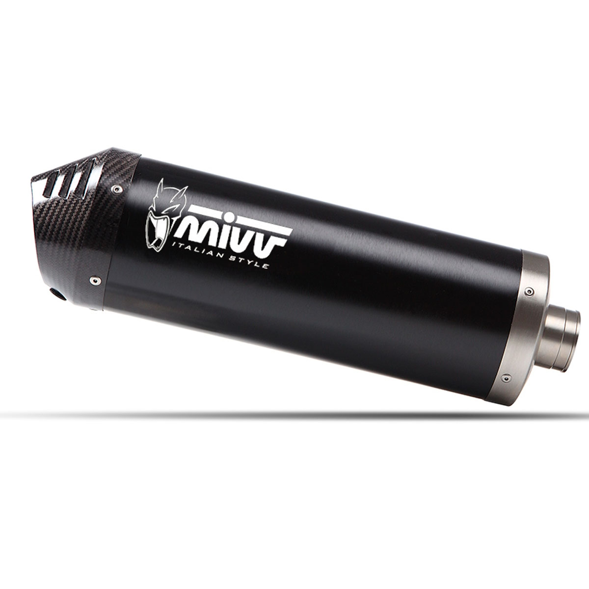 Escape Mivv OVAL negro Suzuki VStrom 1050 20+