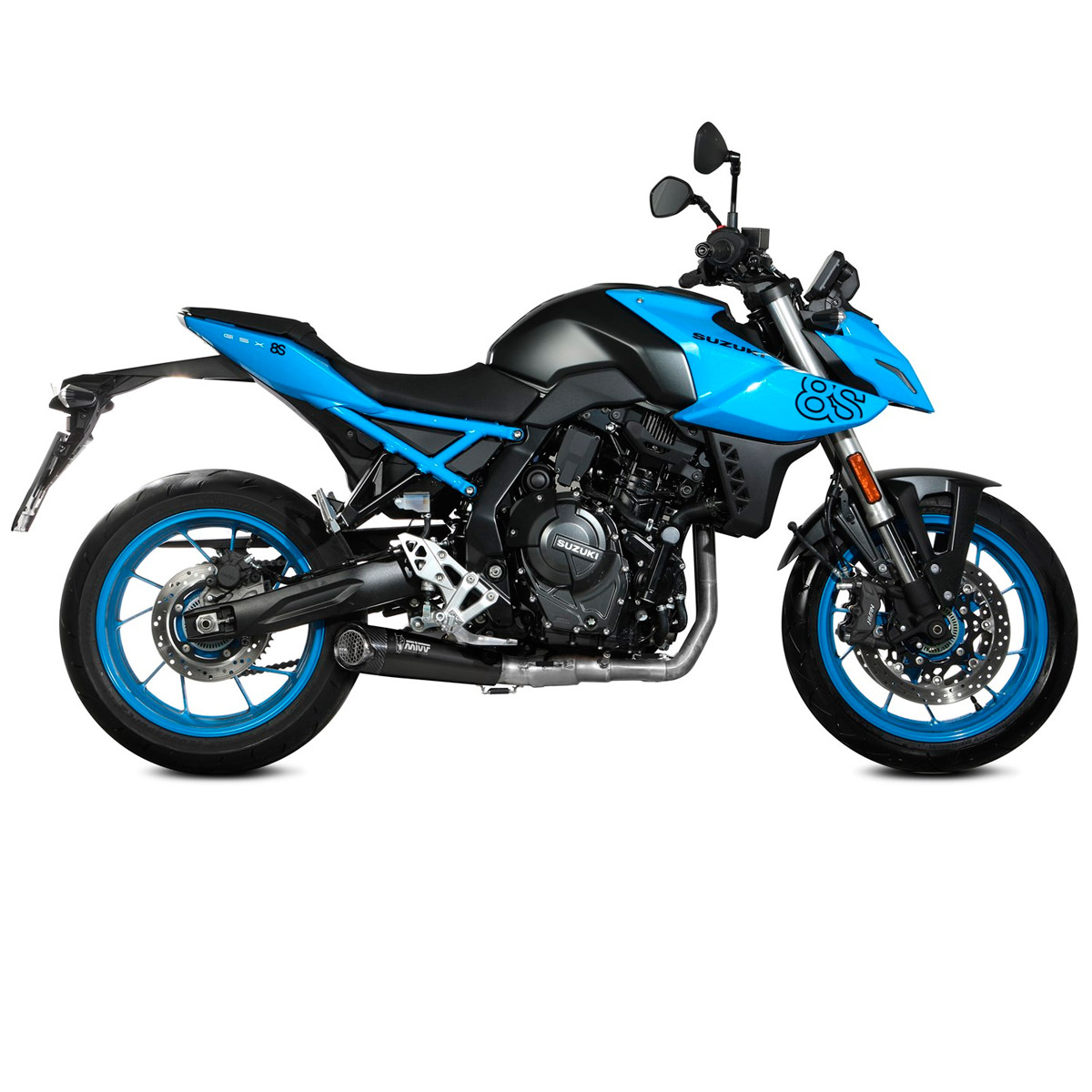 escape completo mivv x-m5 negro suzuki gsx-8s 22-