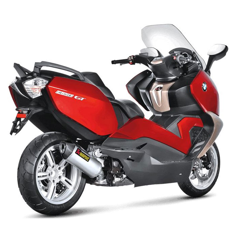 Escape Akrapovic acero BMW C650GT 12-15 homologado