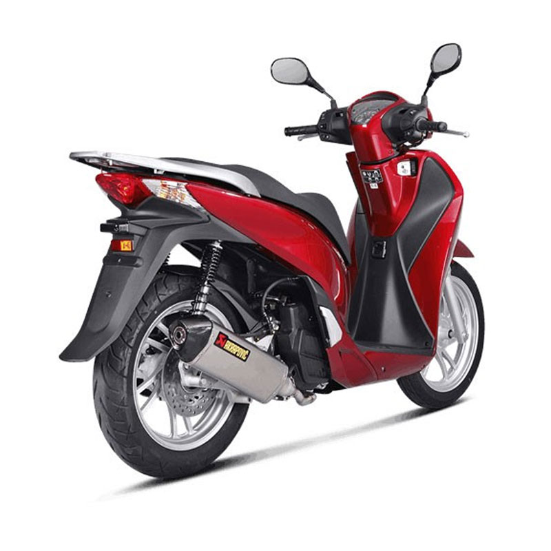 Escape Akrapovic Racing acero Honda SH125i/SH150i 13-16