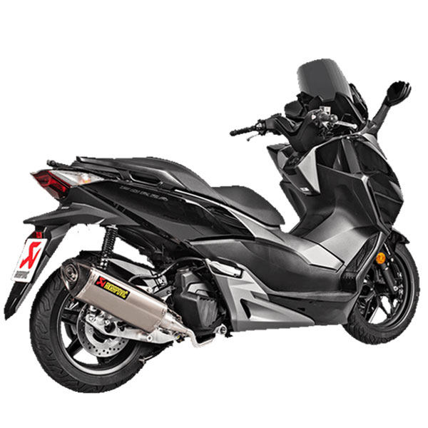 Escape Racing acero Honda Forza 125 17-20 homologado Akrapovic