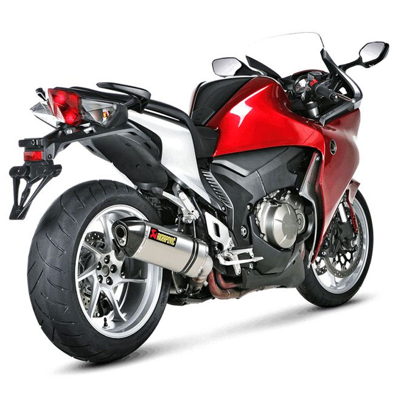 Escape Akrapovic titanio Honda VFR1200F 10-15 homologado