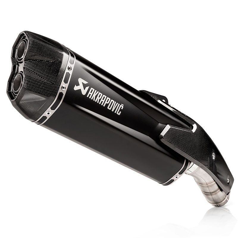 Escape Akrapovic titanio negro Kawasaki Z H2 1000 20-