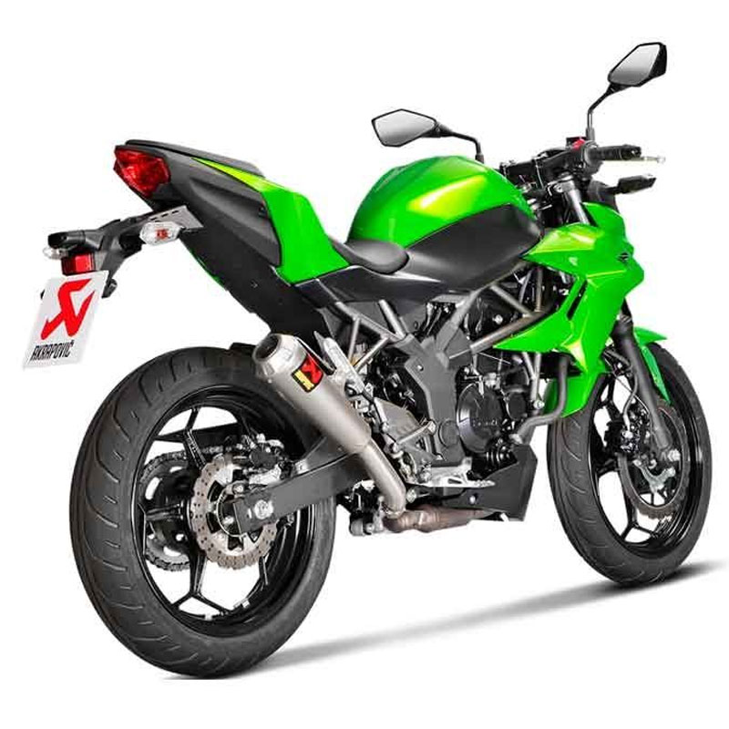 Escape Akrapovic titanio Kawasaki Ninja250-Z125-Ninja 125