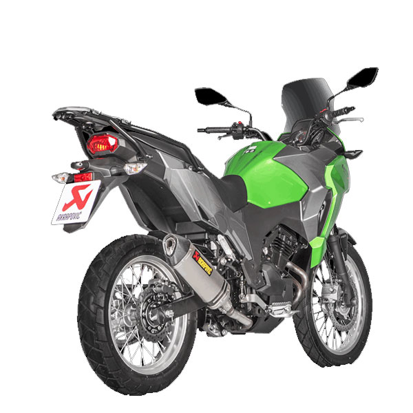 Escape Slip-On titanio Kawasaki Versys-X 250/300 17- homologado Akrapovic