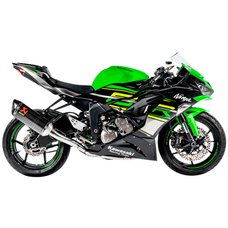 Sistema de escape Akrapovic racing carbono Kawasaki ZX-6R 09-20