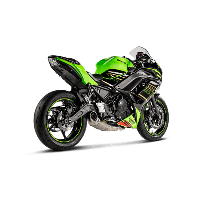 Escape Akrapovic Racing Kawasaki Z650-Ninja 650 17-