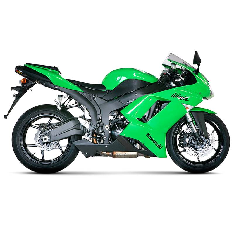 Escape Slip-on Akrapovic Kawasaki Ninja ZX-6R 2007-2008