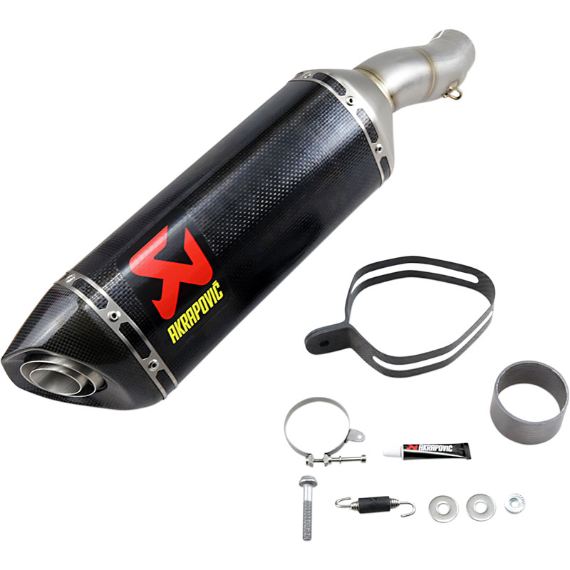 Escape Akrapovic Slip-On carbono Kawasaki ZX6R 09-