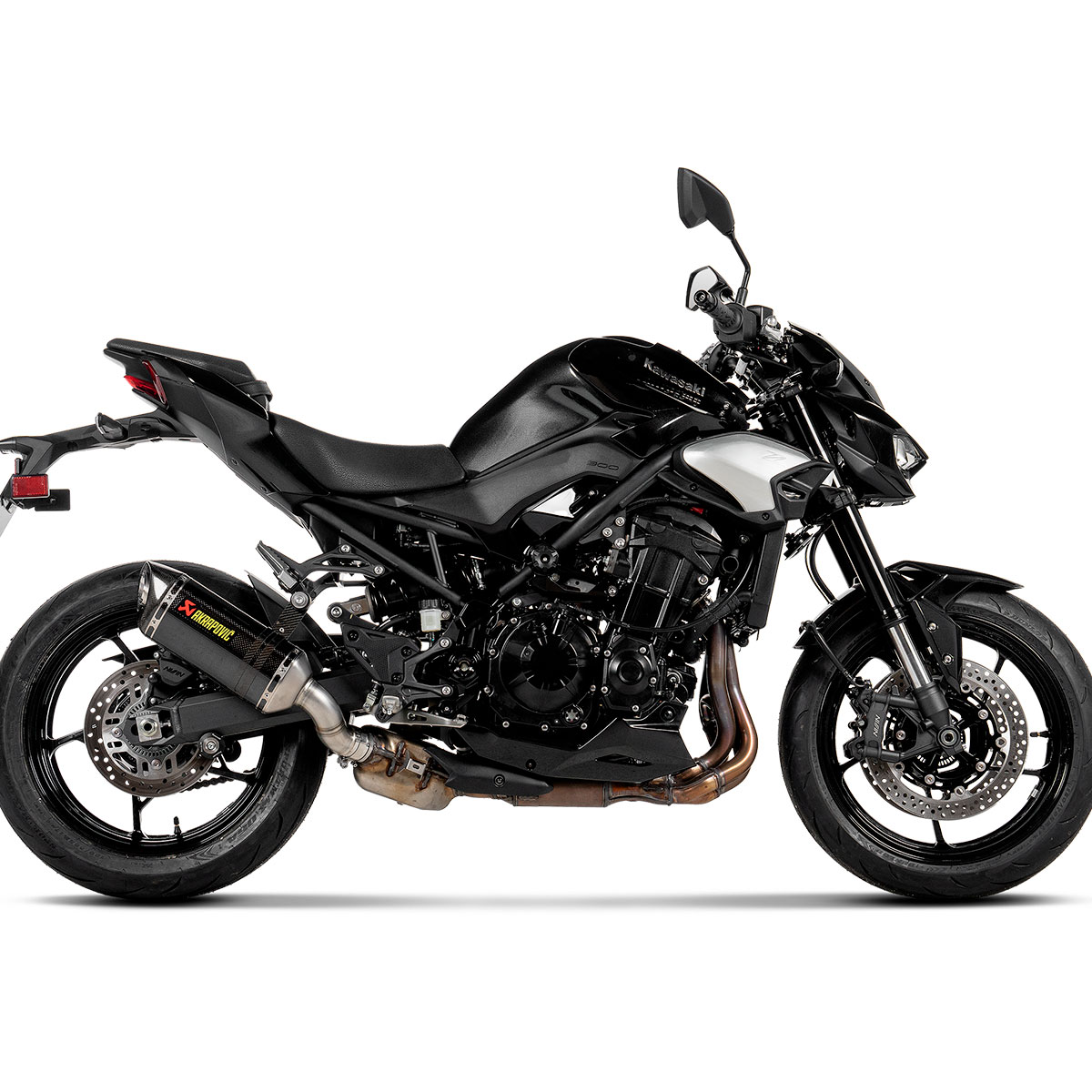 Escape carbono Slip-on Homologado Akrapovic KAWASAKI Z900 2025+