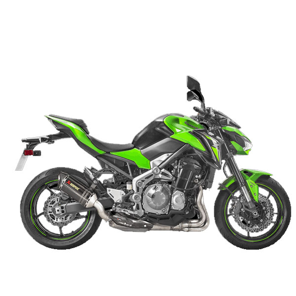 Protector Fibra Carbono Escape Slip-On Kawasaki Z900 17- Akrapovic