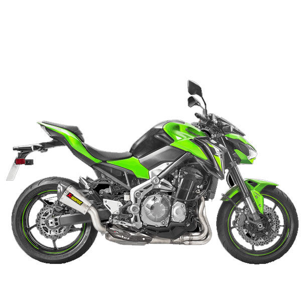 Escape Slip-On titanio Kawasaki Z900 17-19 Akrapovic