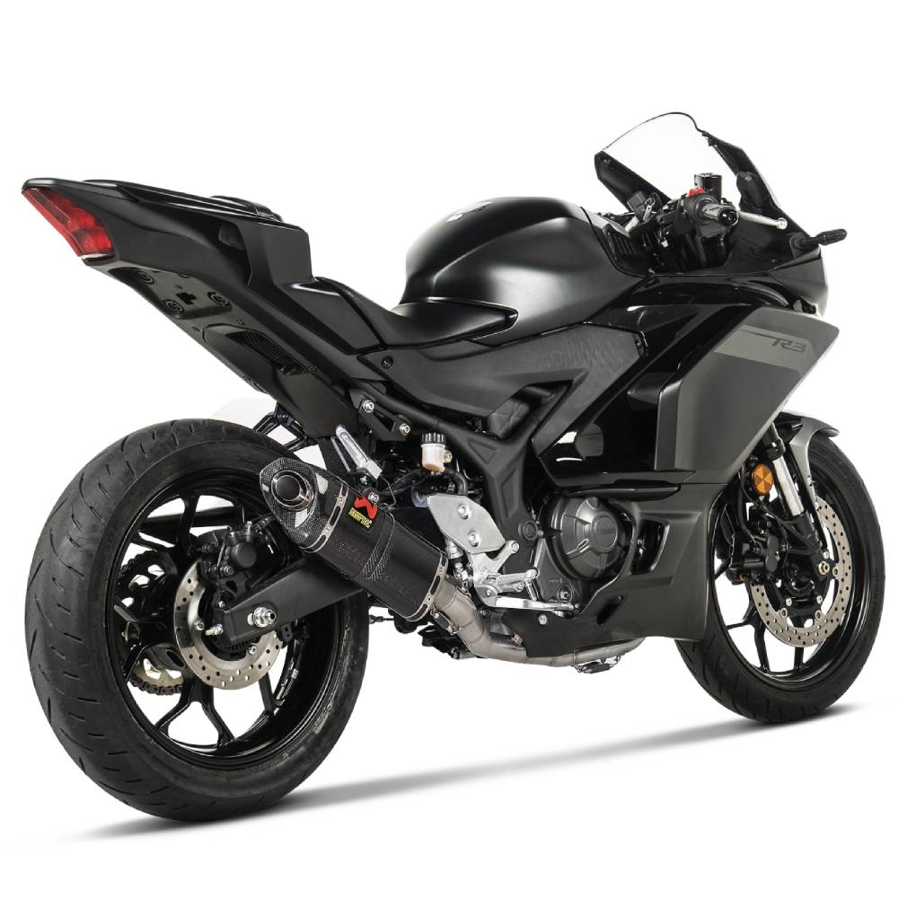 Sistema de escape Akrapovic carbono Yamaha R3 15-